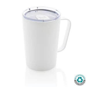 Kubek termiczny 420 ml, stal nierdzewna z recyklingu (P433.053)