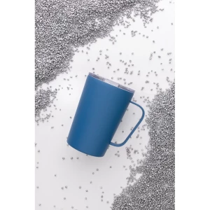 Kubek termiczny 420 ml, stal nierdzewna z recyklingu (P433.055)