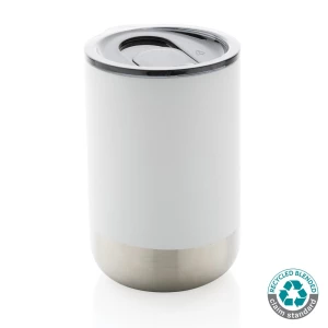 Kubek termiczny 360 ml, stal nierdzewna z recyklingu (P433.063)
