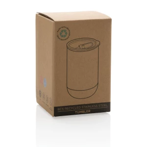 Kubek termiczny 360 ml, stal nierdzewna z recyklingu (P433.067)