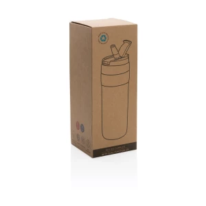 Butelka sportowa 670 ml ze stali nierdzewnej z recyklingu (P433.133)