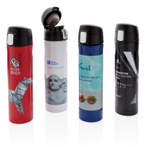 Kubek termiczny 450 ml, stal nierdzewna z recyklingu (P435.504)