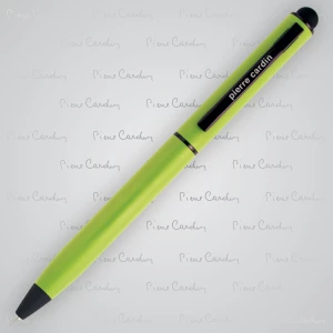 Długopis metalowy touch pen, soft touch CELEBRATION Pierre Cardin - jasnozielony - (GM-B010170-7IP329)