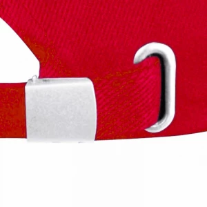 Czapka bawełniana z daszkiem 6 paneli - czerwony - (GM-50466-05)