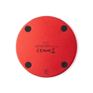 Ładowarka bezprzewodowa 15W z aluminium z recyklingu (V1145-05)