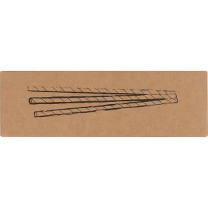 Słomki tekturowe, 100 szt. - brązowy - (GM-81491-01)