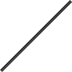 Słomki tekturowe, 100 szt. - czarny - (GM-81491-03)
