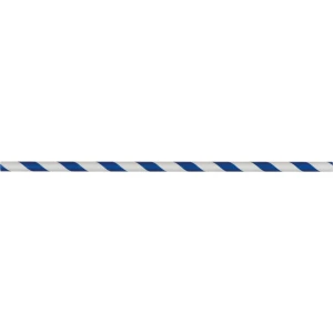 Słomki tekturowe, 100 szt. - niebiesko-biały - (GM-81491-46)