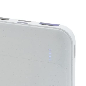 Power bank 5000 mAh, plastik z recyklingu (P322.613)
