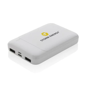 Power bank 5000 mAh, plastik z recyklingu (P322.613)