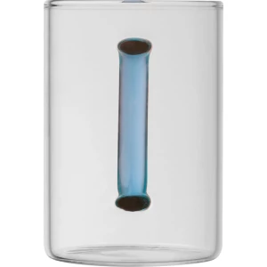 Kubek szklany 250 ml - niebieski - (GM-82340-04)