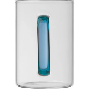 Kubek szklany 250 ml - niebieski - (GM-82340-04)