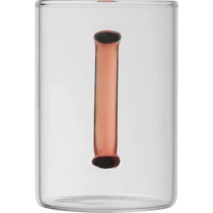 Kubek szklany 250 ml - czerwony - (GM-82340-05)