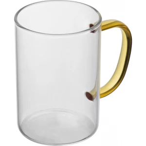 Kubek szklany 250 ml - żółty - (GM-82340-08)