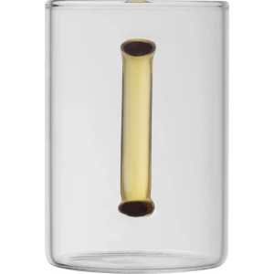 Kubek szklany 250 ml - żółty - (GM-82340-08)