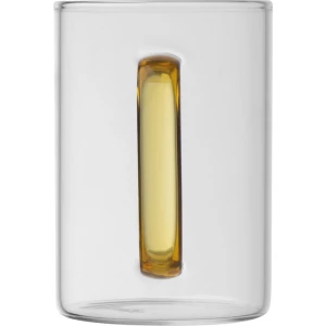 Kubek szklany 250 ml - żółty - (GM-82340-08)