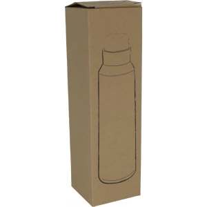 Butelka termiczna z drewnianą zakrętką 500 ml - biały - (GM-61509-06)