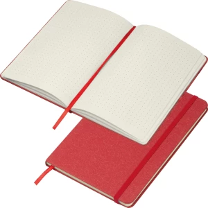 Notes A5 z papieru z recyklingu - czerwony - (GM-21799-05)