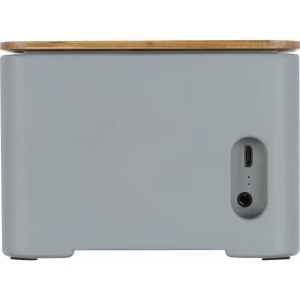 Głośnik Bluetooth z ładowarką indukcyjną - szary - (GM-22426-07)