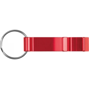 Brelok z otwieraczem do butelek - czerwony - (GM-82325-05)