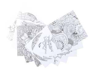 Boltex mandala z zestawem do kolorowania - szary (AP781757)