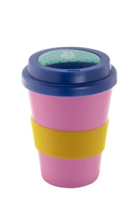 CreaCup Mini personalizowany kubek termiczny - żółty (AP892007-02_C)