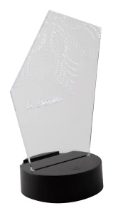 Ledify trofeum z podświetleniem LED - transparentny (AP718195-A)