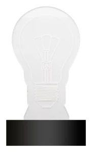 Ledify trofeum z podświetleniem LED - transparentny (AP718195-B)