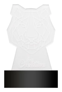 Ledify trofeum z podświetleniem LED - transparentny (AP718195-E)