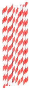 StriStraw słomka / zestaw słomek - czerwony (AP800428-05)