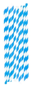 StriStraw słomka / zestaw słomek - niebieski (AP800428-06)