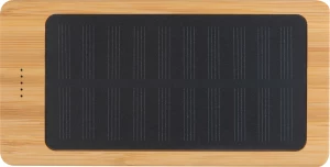 Power bank 8000 mAh solarny - beżowy - (GM-32563-13)