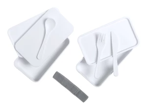 Fandex antybakteryjne pudełko na lunch - biały (AP721817-01)