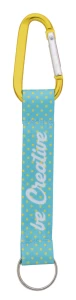 Subiner RPET personalizowany brelok - żółty (AP718987-02)