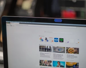 Zaślepka na kamerę w laptopie - niebieski - (GM-22533-04)
