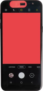Zaślepka na kamerę w telefonie - czerwony - (GM-22534-05)