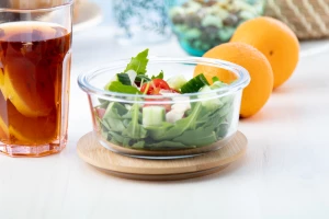 Ruttata szkalne pudełko na lunch - transparentny (AP800446)