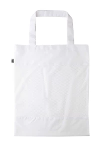 SuboShop Mesh RPET personalizowana torba na zakupy - biały (AP716401)