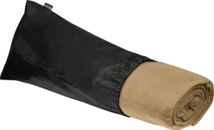 Koc polarowy z rPET - beżowy - (GM-62570-13)