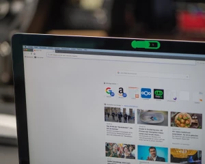 Zaślepka na kamerę w laptopie - zielony - (GM-22533-09)
