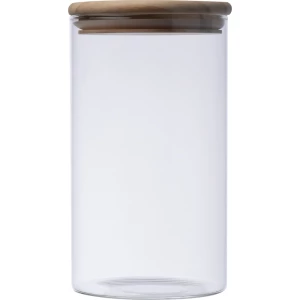 Szklany pojemnik 1000 ml - przeźroczysty - (GM-82616-66)