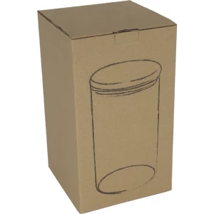 Szklany pojemnik 1000 ml - przeźroczysty - (GM-82616-66)
