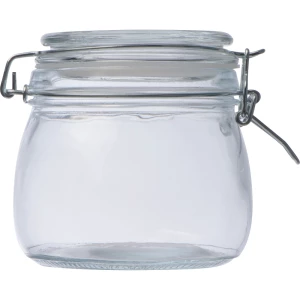 Szklany słoik 400 ml - przeźroczysty - (GM-82624-66)