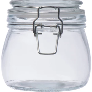 Szklany słoik 400 ml - przeźroczysty - (GM-82624-66)