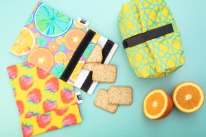 CreaSnack XL personalizowana torba na przekąski - biały (AP716638)
