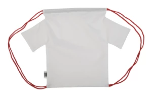 CreaDraw T Kids RPET personalizowany worek ze sznurkami dla dzieci - czerwony (AP716553-05)