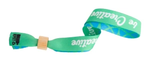 SuboWrist Eco personalizowana opaska festiwalowa RPET - naturalny (AP716621)