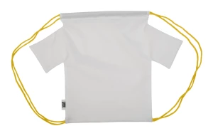 CreaDraw T Kids RPET personalizowany worek ze sznurkami dla dzieci - żółty (AP716553-02)
