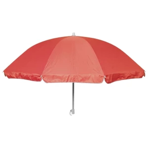 Parasol plażowy FORT LAUDERDALE - czerwony (GE-5070-05)