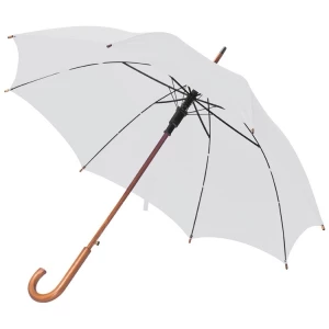 Parasol automatyczny, drewniany NANCY - biały (GE-5131-06)